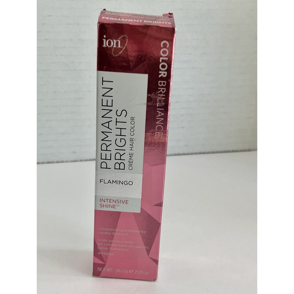 NIB Ion Color Brilliance Brights Semi Permanent‎ Creme Hair Color Flamingo